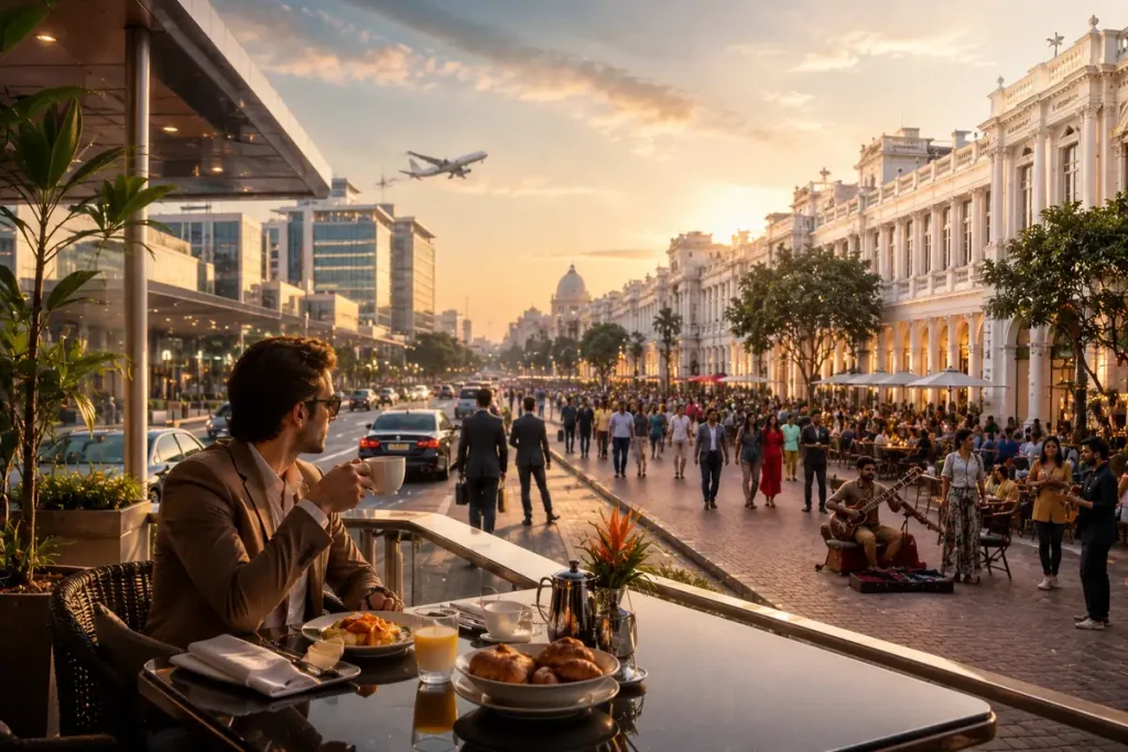 Aerocity and Connaught Place travel experience